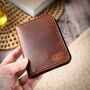 Personalised Leather Mens Vertical Card Wallet, thumbnail 3 of 9
