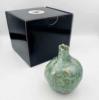 Handmade Ceramic Pomegranate Purple, 6 of 9