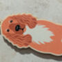 Cocker Spaniel Dog Wooden Keyring With Optional Christmas Card, thumbnail 6 of 8