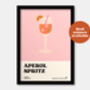 Aperol Spritz Print, thumbnail 4 of 7