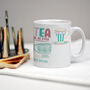 Personalised Four Tea Tea Mug 40th Birthday Gift, thumbnail 5 of 6