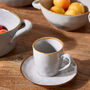 Seda Grey Ceramic Cup And Saucer, thumbnail 1 of 3