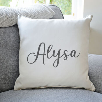 Personalised Name On Cushion, 2 of 6