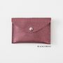 Pink Leather Coin And Card Envelope Purse, thumbnail 7 of 8