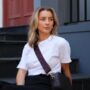 Black Greek Abstract Bag Strap | Extra Long Crossbody Replacement Bag Strap, thumbnail 3 of 3