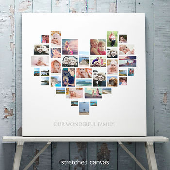Personalised Heart Photo Collage, 5 of 12