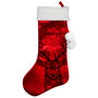 Personalised Stag Red Stocking, thumbnail 4 of 4