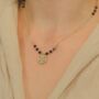 Mangalsutra Heart Magnet Foldable Zircon Necklace, thumbnail 4 of 12