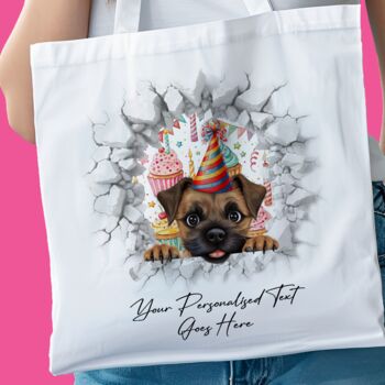 Personalised Border Terrier Birthday Break Through Dog, 8 of 8