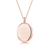 Personalised Rose Gold Plated Large Scroll Oval Locket, thumbnail 8 of 11
