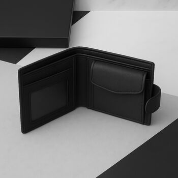 Personalised Men's Leather Rfid Bifold Wallet, 3 of 5