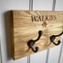 Solid Oak Personalised Dog Lead Hanger, thumbnail 5 of 5