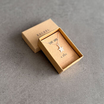 You Are A Star Sterling Silver Necklace, 3 of 11