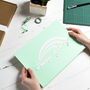 Beginner Paper Cutting Craft Kit, Be The Change, thumbnail 2 of 7
