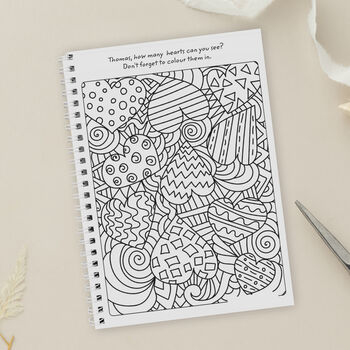 Personalised Wedding Activity A5 Notebook, 9 of 9