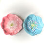 Pair Of Scalloped Flower Bowls, thumbnail 8 of 10
