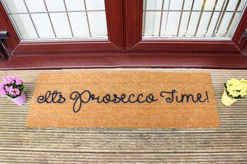 It's Prosecco Time! Double Doormat, 2 of 2