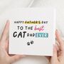 Fathers Day Card From The Cat, thumbnail 1 of 7
