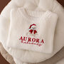 Personalised Bear Believes Children's Christmas Jumper, thumbnail 3 of 3