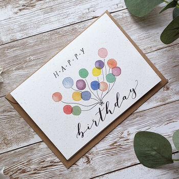 Watercolour Calligraphy Birthday Card Multipack, 2 of 6