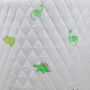 Personalised Dinosaur Quilted Toy Bag, thumbnail 2 of 4
