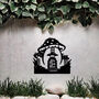 Mushroom House Metal Wall Art For Enchanting Garden Gift, thumbnail 5 of 10