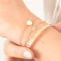 Personalised Hammered Open Bangle, thumbnail 4 of 6