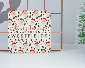 Personalised Family Christmas Coaster, 6 of 6