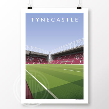 Hearts Tynecastle Gorgie/Wheatfield Poster, 2 of 6