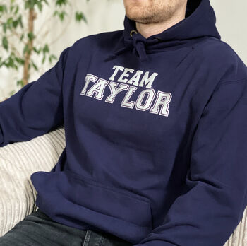 'Team Surname' Hoodie For Dad, 2 of 3