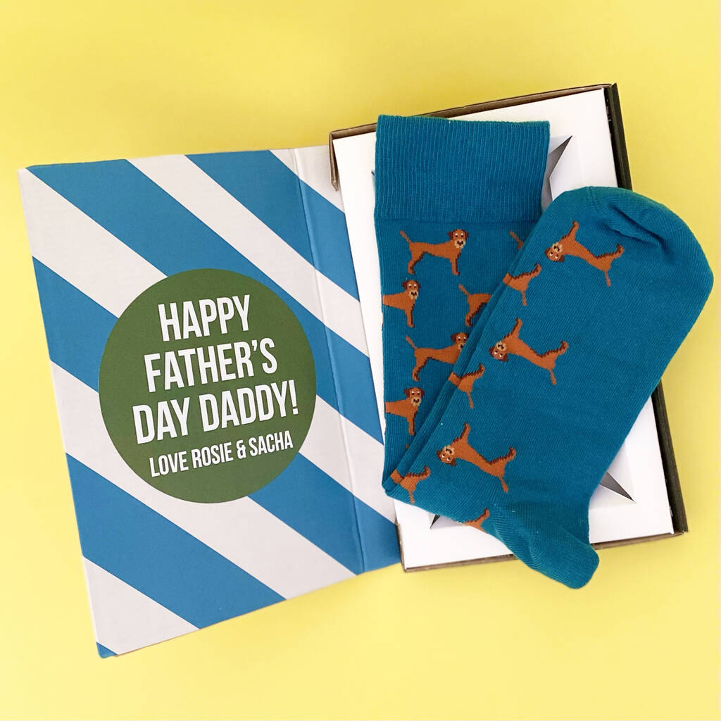 Personalised Father's Day Socks Gift Box By MixPixie