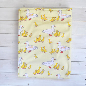 Duck Family Fleece Blanket, 4 of 6