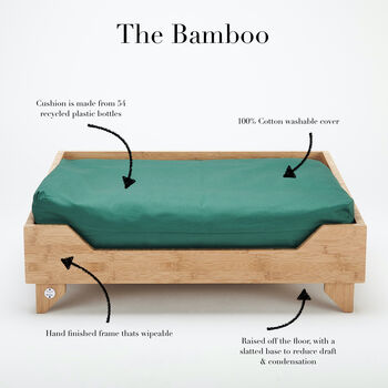 Bamboo Dog Bed, 7 of 12