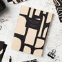 Weekly Planner, A5, Undated In Abstract Black And Cream, thumbnail 4 of 6