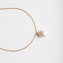 Baroque Pearl Necklace On A Gold Plated Chain, thumbnail 4 of 7