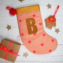 Personalised Spotty Christmas Stocking, thumbnail 6 of 10