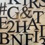 Personalised Black Metal Letters Home And Garden Signs, Letters A To Z, thumbnail 1 of 12