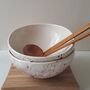 Deep And Wide Pink Ceramic Bowl, thumbnail 7 of 10