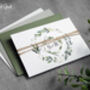 White Floral And Greenery Wedding Invitation, thumbnail 2 of 6