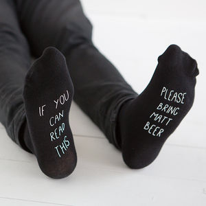 Personalised Socks and Underwear for Men | notonthehighstreet.com