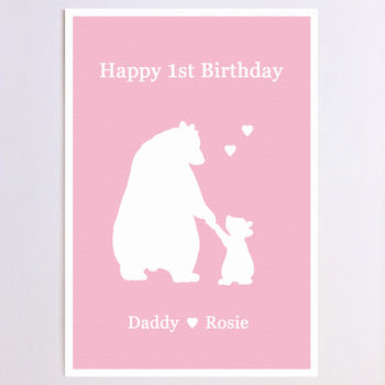 Personalisable Birthday Bears Birthday Card, 3 of 8