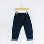 Kids Button Trousers, thumbnail 7 of 9