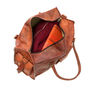 Personalised Brown Leather Holdall, thumbnail 11 of 12