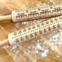 Christmas Wooden Rolling Pin, thumbnail 2 of 4