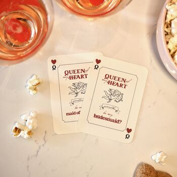 Retro Playing Card Bridesmaid Proposal Cards, 3 of 3