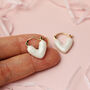 White Heart Hoop Valentines Day, thumbnail 1 of 3