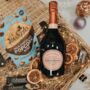 Personalised Laurent Perrier Rose Champagne Hamper, thumbnail 3 of 8