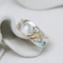 Moonstone And Blue Topaz Ring, thumbnail 2 of 8