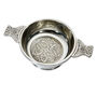 Pewter Quaich With Celtic Knot Detailing, thumbnail 1 of 7