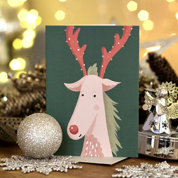 Rudolph Christmas Card, 3 of 5